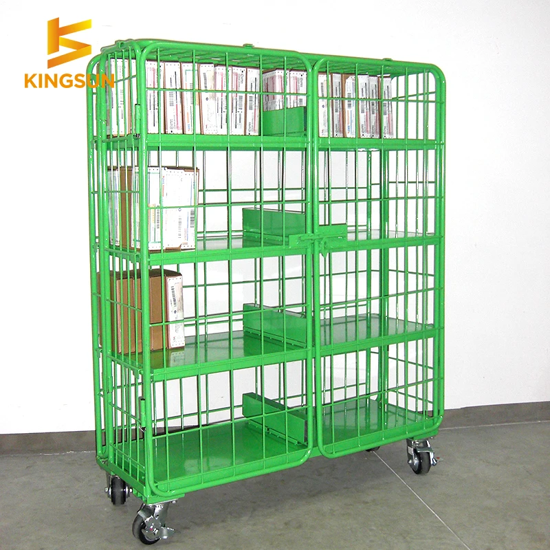 Roll Cage Trolley Singapore Storage Laundry Cage Logistics Cart Supermarket Trolley