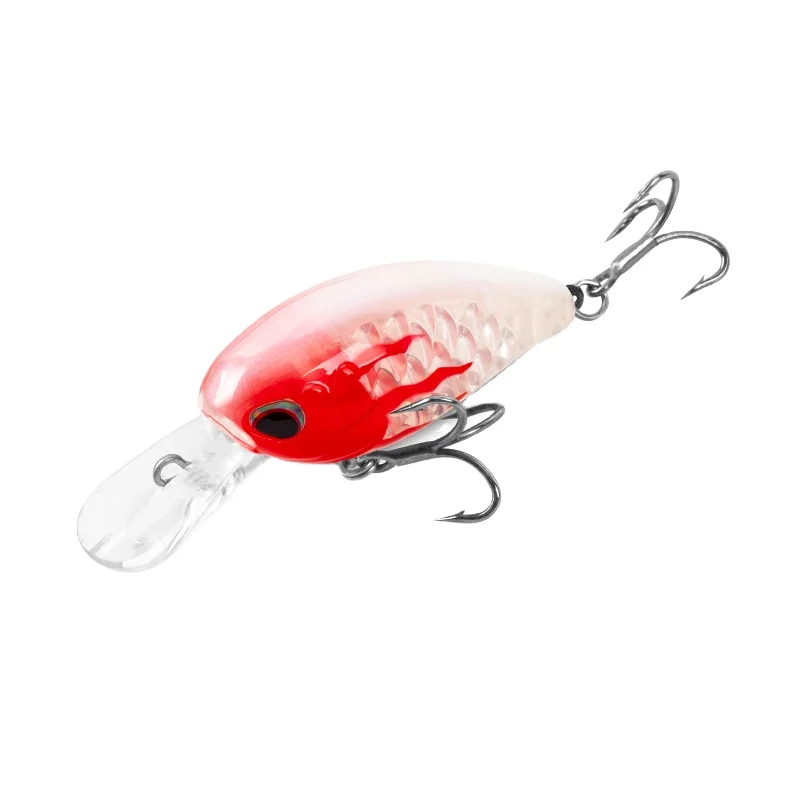 Kingdom New Design Crankbait Lure 6g 6.5g High Quality Floating  Fish Scale Laser Tape Hard Artificial Bait Minnow Lure For Sale