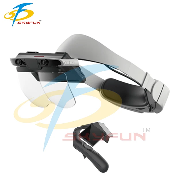 2021 New Advanced MR AR+VR Mixed Reality Holographic Jurassic Product for Kids Virtual Simulator Multiplayer Game
