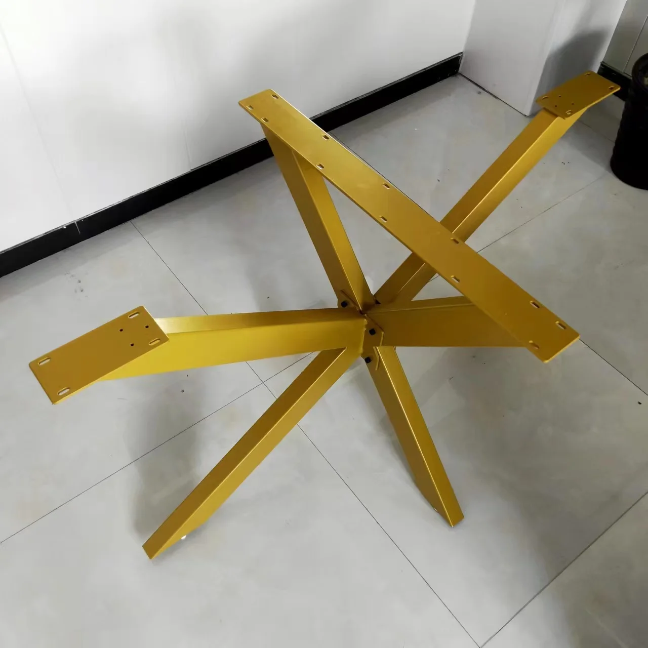 Factory Hot Sales High Quality coffee Table Legs Professional Office Dining Cast Iron Metal Black Chunky Table Furniture Legs