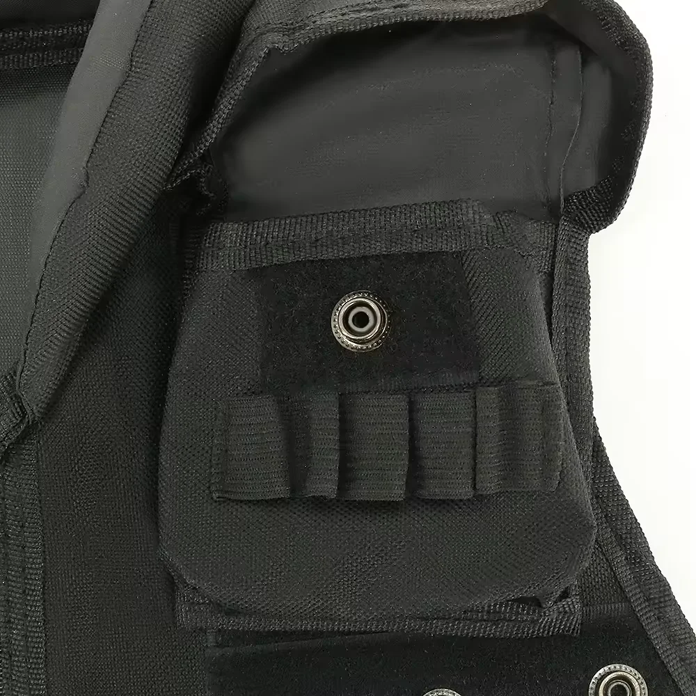 Youth Adventure Vest MolleCompatible Protective Jacket Outdoor Play Hunting Games Safe Shooting Simulations
