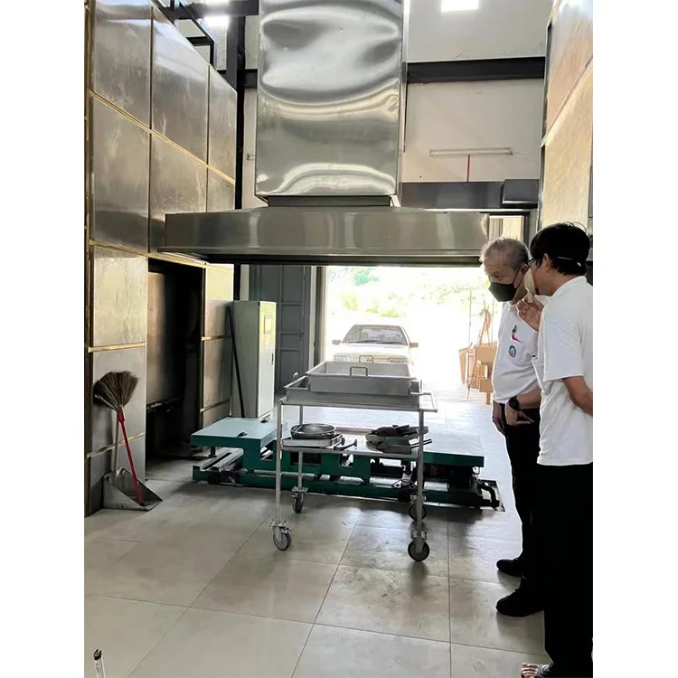High Efficiency Human Body Cremator cremated machine For Crematorium Corpse Incinerator Oven