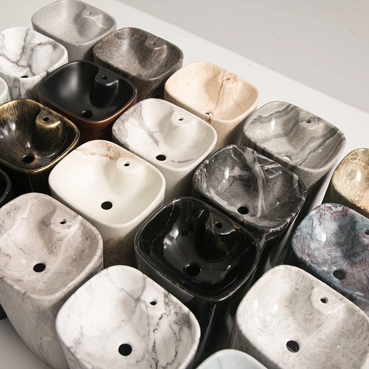 freestanding column sink supplier ceramic sanitary wares cylindrical pedestal basin for bathroom