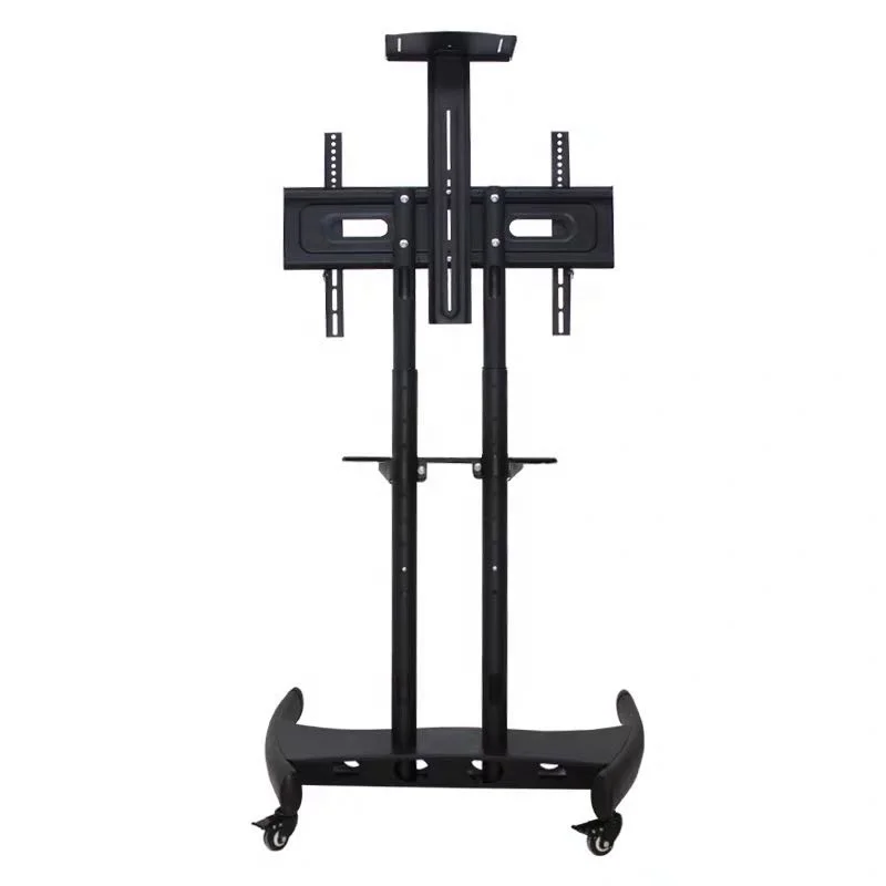 Custom wholesale hot selling design 1500 mobile TV stand cart for TV