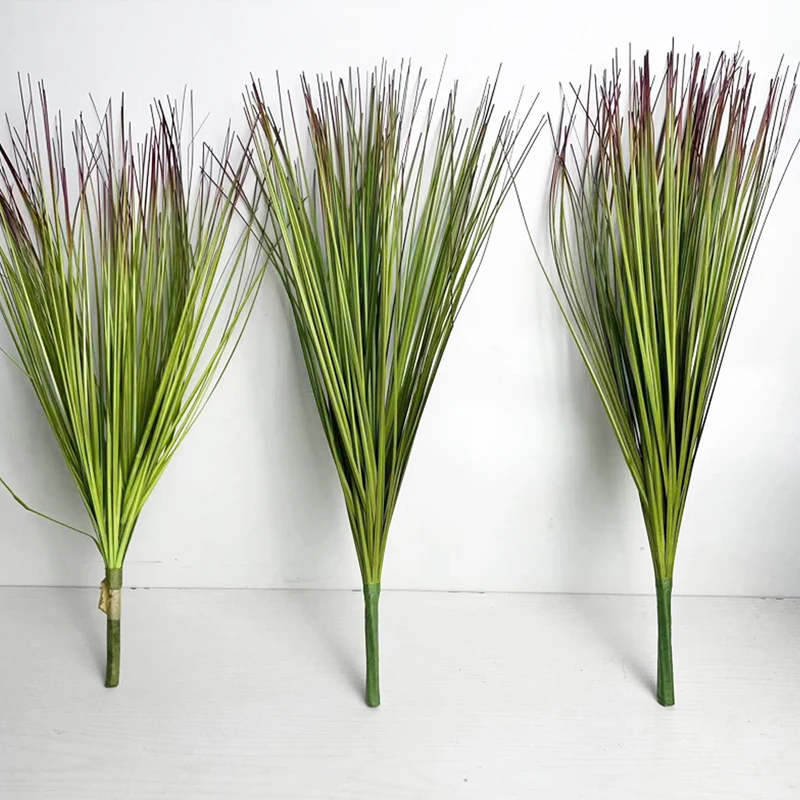 Wholesale popular artificial plant decoration blue fairy style onion grass artificial onion grass