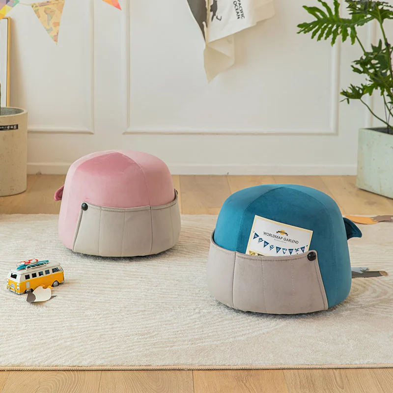 Li&Sung 20185 Fashion Design Comfortable Fancy Children Wood ottoman pouf Animal Stools