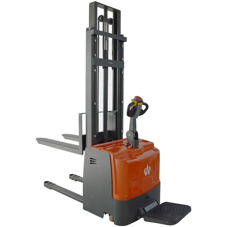 Diding Warehouse pallet lifting device 1.5T loading and unloading stacker electric forklift
