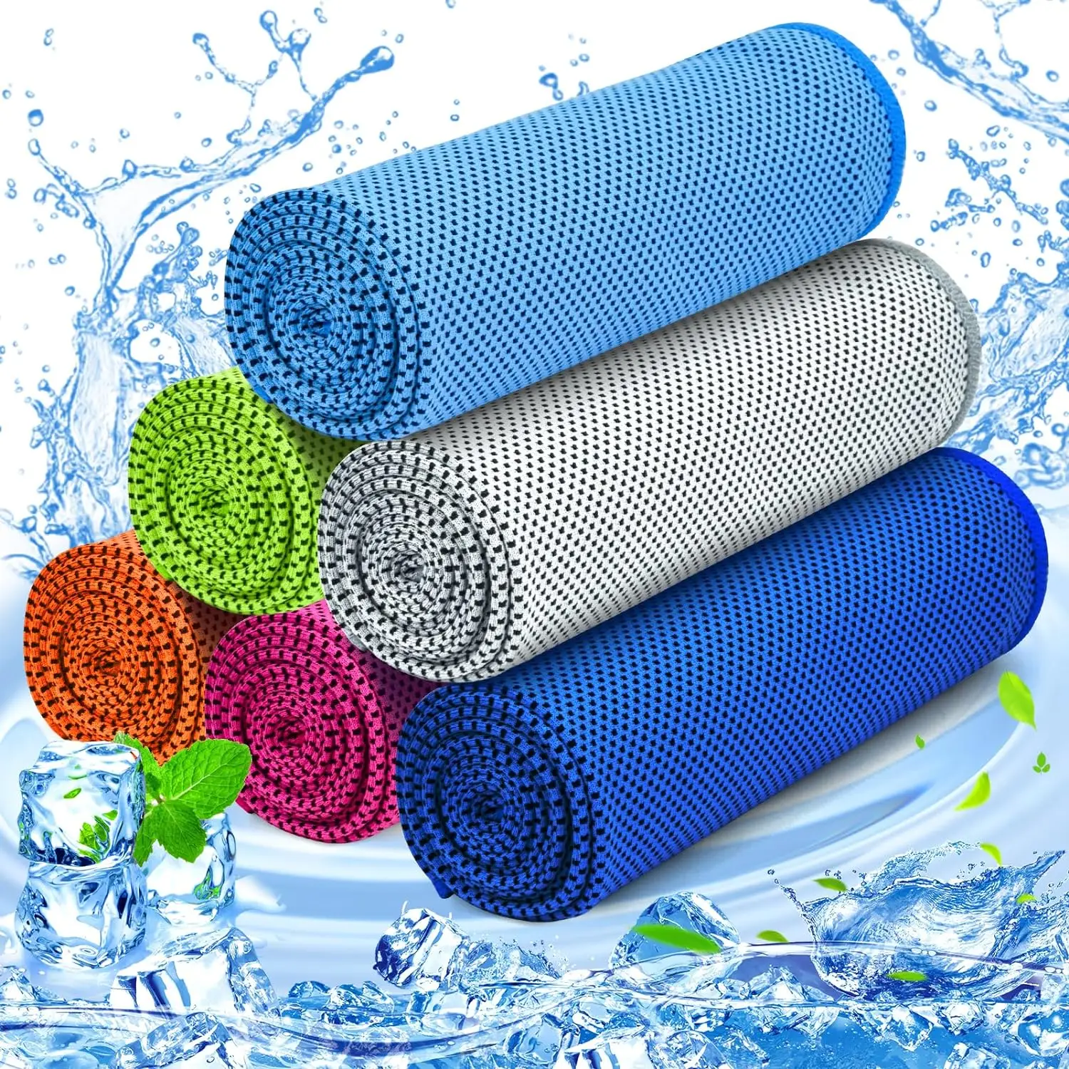 Cooling towel sweat instant microfiber Cold Sense cooling towels ice sport ice Cooling Quick Dry Gym Towel dry fast lightweight