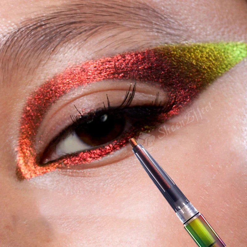 Private Label wholesale eyeshadow gel eyeliner pencil Diamond Shiny Eye Liners Eye shadow Waterproof Glitter Eyeliner