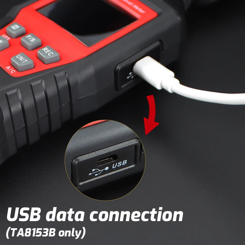  Цифровой измеритель уровня шума TASI TA8153B USB промышленный децибела заводской в окружающей среде