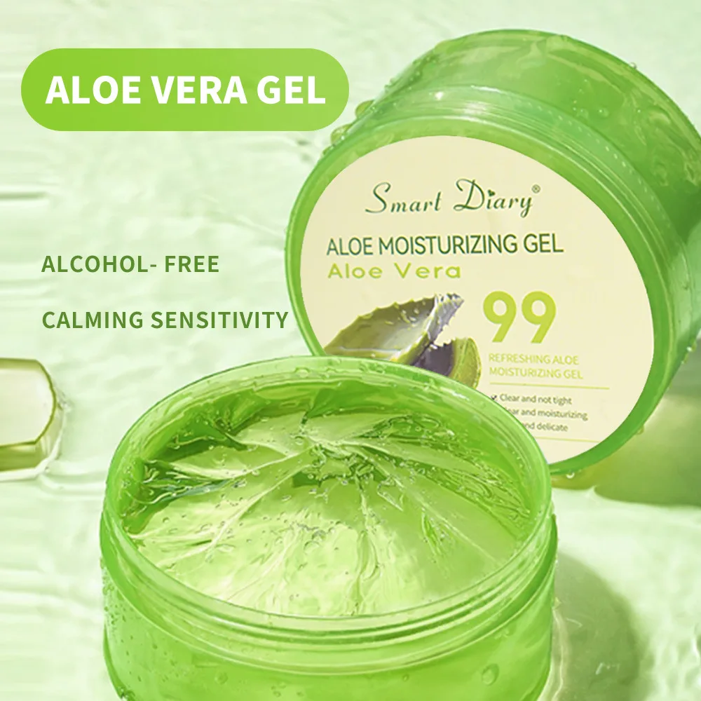 Aloe vera gel factory direct wholesale acne care skin moisturizing repair skin face use high purity aloe vera gel