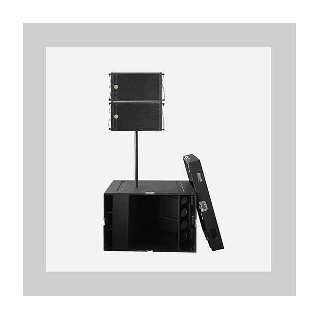 Portable Professional Stage Subwoofer single 18 Inch Woofer 10 inch Active line array Sound System Dj Concert Audio Speaker set