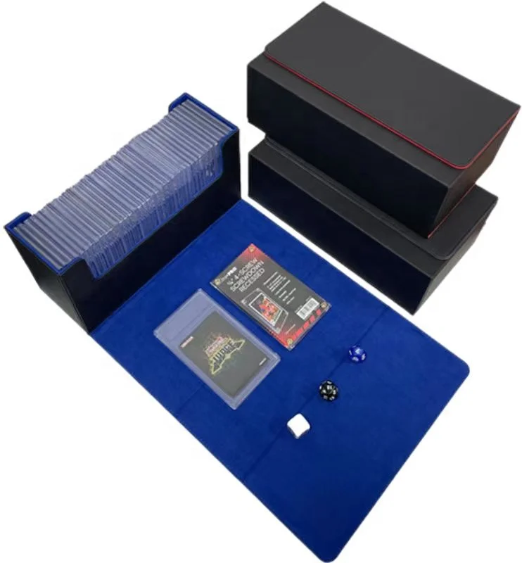 Board Game For 40+ Plastic For Gathering Card Album Mtg Trading Card Deck Game Collecting Box Pu Leather Deck BoxBoard Game Psa