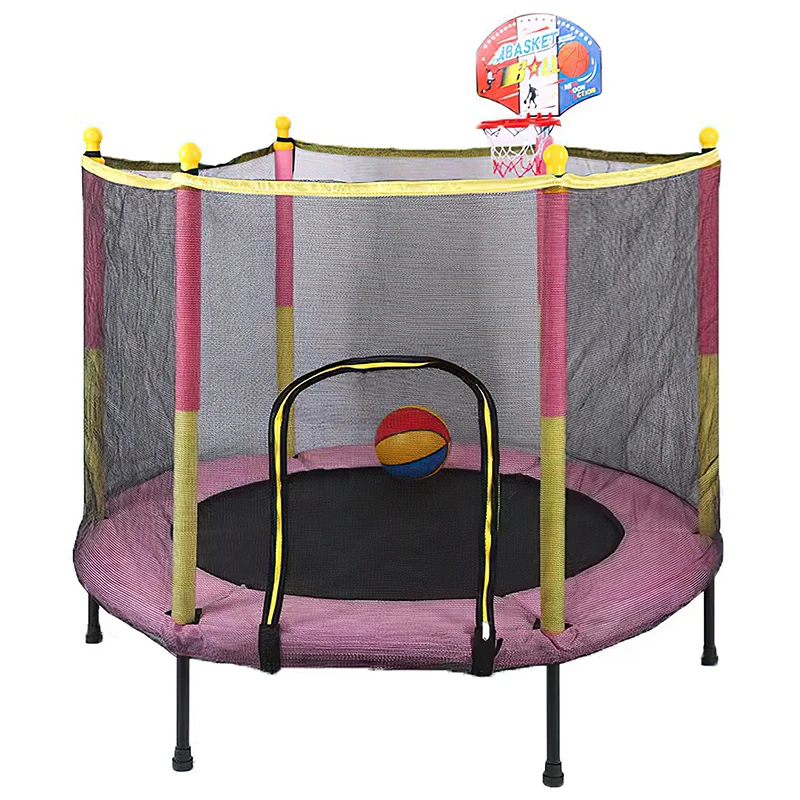 Wholesale Garden Playground Kids Trampoline With Safety Net Trampoline