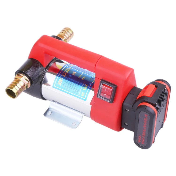 Electric portable refueling bomba DC 24V 175W 260W battery operated gasoil  oil diesel kerosene transfer pump kit