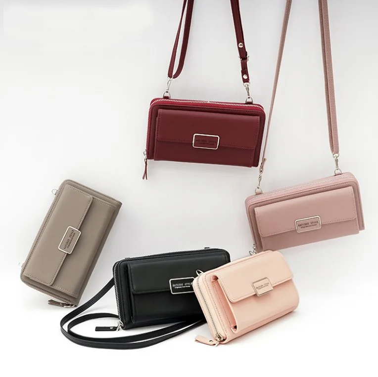 Fashion casual mobile phone bags small crossbody phone bag for women shoulder bag for card holder wallet purses
