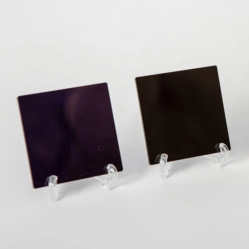 Customize Shape Infrared black optical UV filter glass ZWB1 U340
