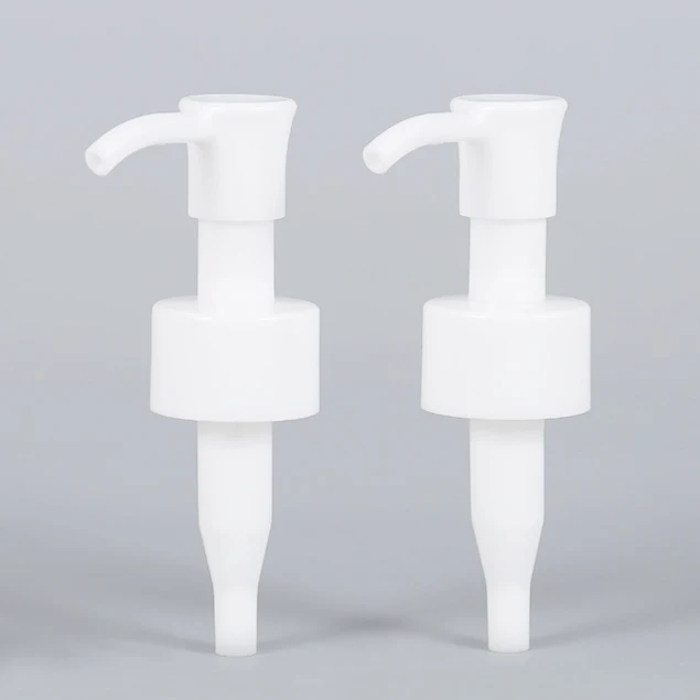 Global Supply Chain 24/410 28/410 Shampoo Pump Soap Oil Dispenser Pump Black White Lotion Pump With Clip