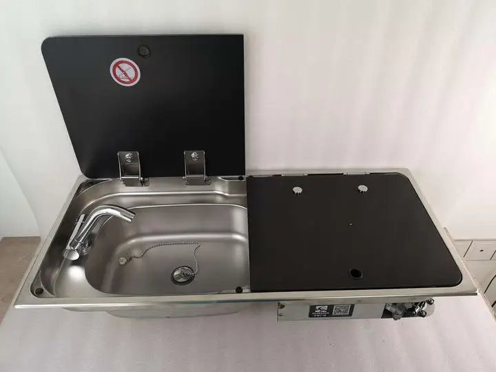 SMART SPACE VOLUME MINI APARTMENT RV MOTORHOMES CARAVAN  RV Boat Yacht Caravan kitchen sink stove combi two  burner GR-904