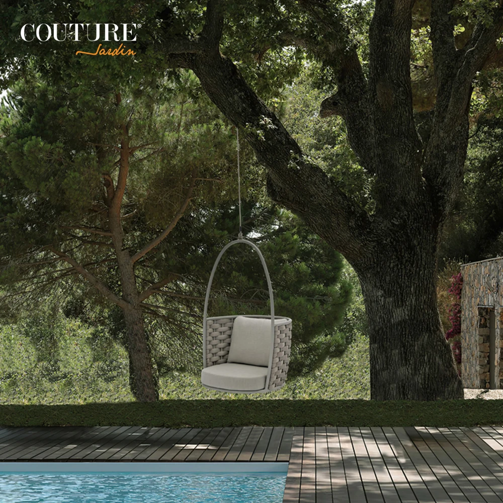 Couture Loop high quality swing chair outdoor and indoor furniture patio hanging chair garden sets