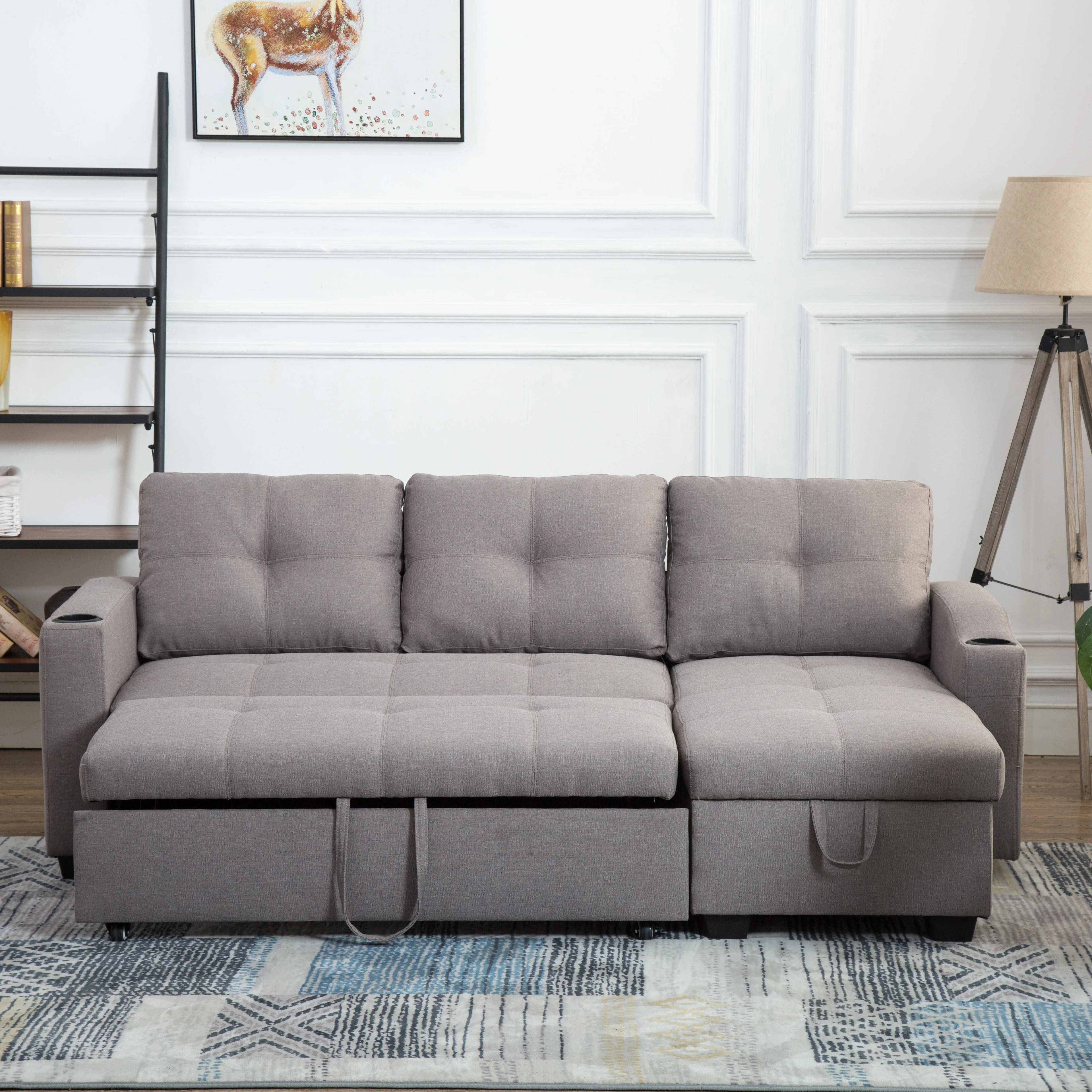 Foldable multifunctional comfortable Storage sofa bed Custom Sleeper Folding Couch sofa beds