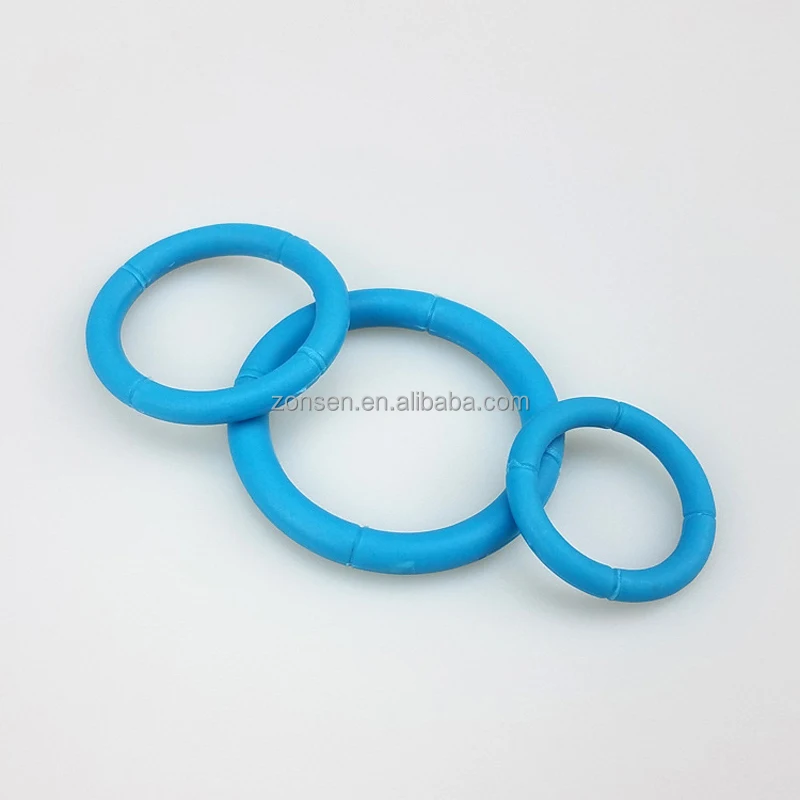 New Adjustable Buckles 15mm 20mm 25mm Steel Metal O Ring With Plastic Coating For Pet Collar Leash Harness