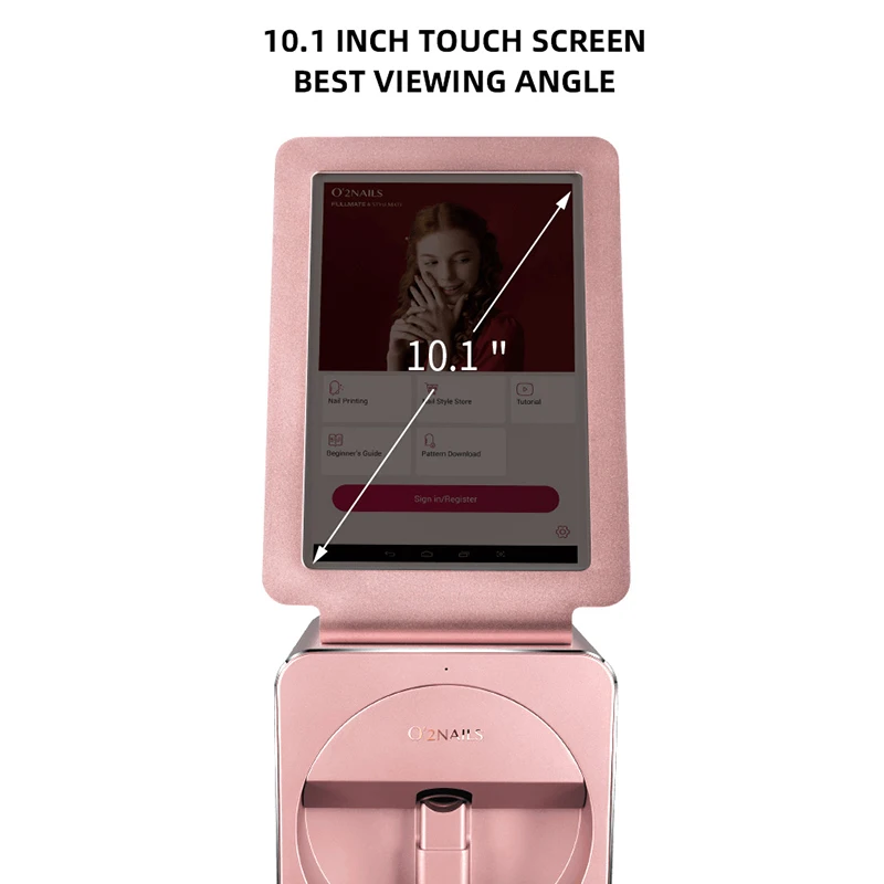 Sales New Fashionable portable 3d digital mini smart nails printer device personal nail design nail art  machine