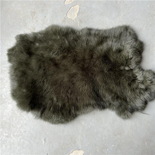 Качественный мех кролика цвета шиншиллы Рекс