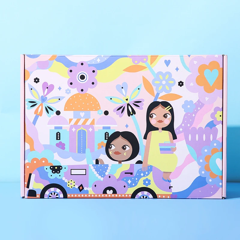 Clothing Packaging Box Luxury Paper Cardboard Box for Dress Package Shipping Mailer Box Cheap Price Big Size Underwear Packing