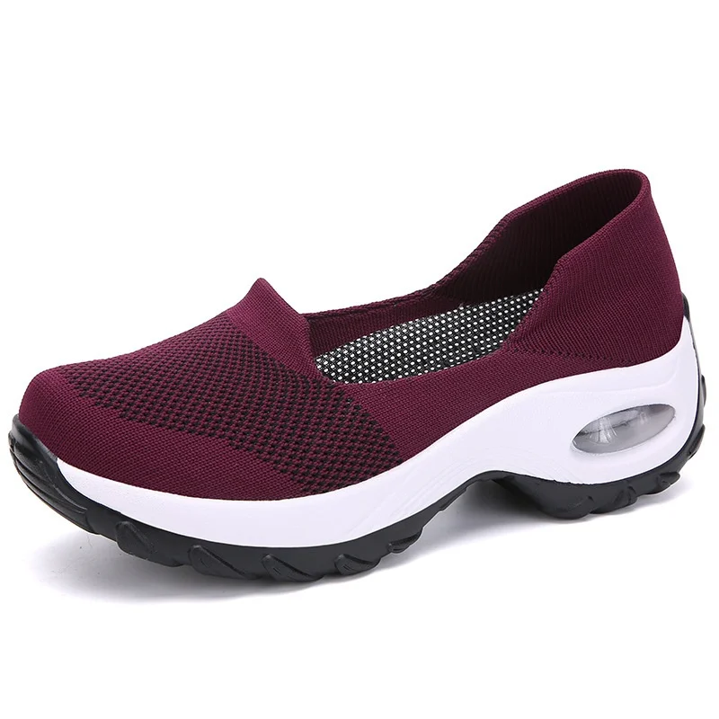 Light Sneakers Women Running Shoes Breathable Mesh Slip-On Shoes Woman Sports Shoes Zapatillas Mujer Sneakers Women