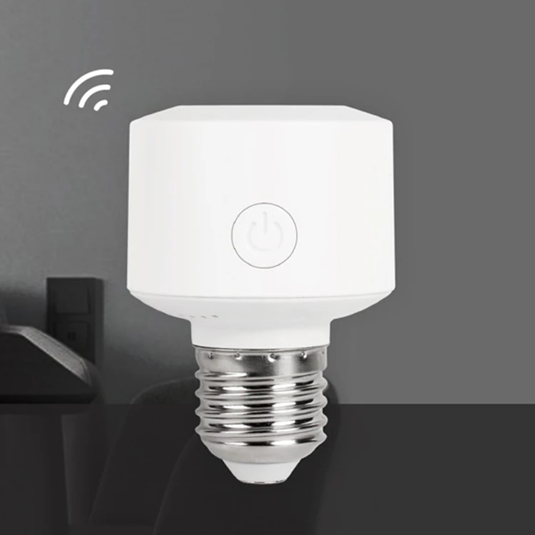 PC Material Max 100W Light Socket Tuya Wifi Blue Tooth E27 Smart Lamp Holder
