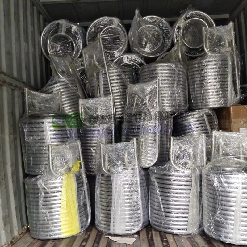 SS304 Stainless Steel Mash Cooling Coil Tubing Coil Heat Exchanger