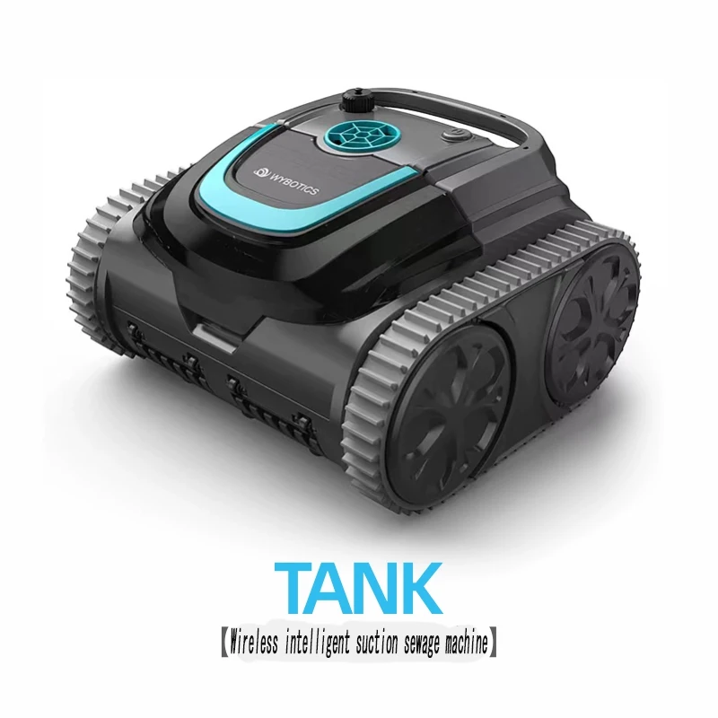 Wireless Pool Cleaning Robot Efficient Swimming Pool Filter Vacuum Cleaner with Cover for Maintenance