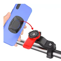 Good Price Mountain Bike Phone Holder Racing Bicycle Phone Stand Quick Lock Cellphone Mount With Strong Paste Adapter