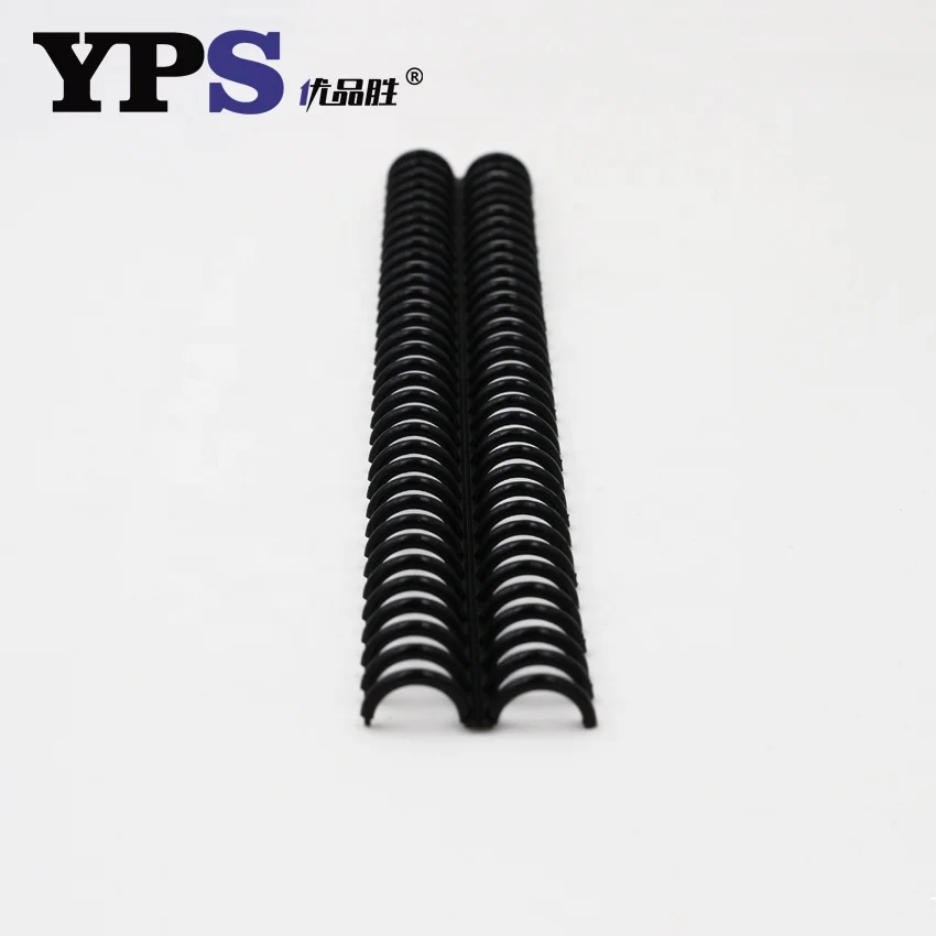 China Hot Sale A4 Notebook Binder Plastic 34 Holes Circles Ring Spiral Clip