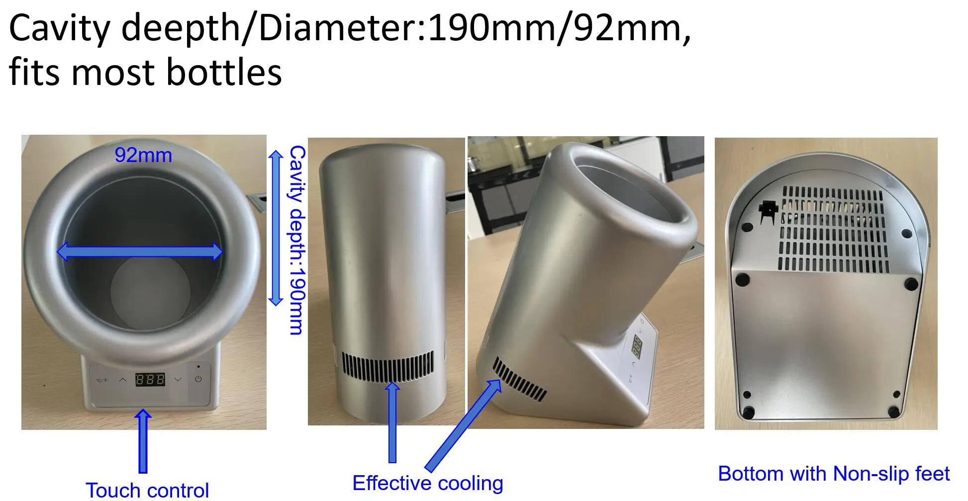 12V Semiconductor Cooling Car Wine Bottle Cooler One Bottle