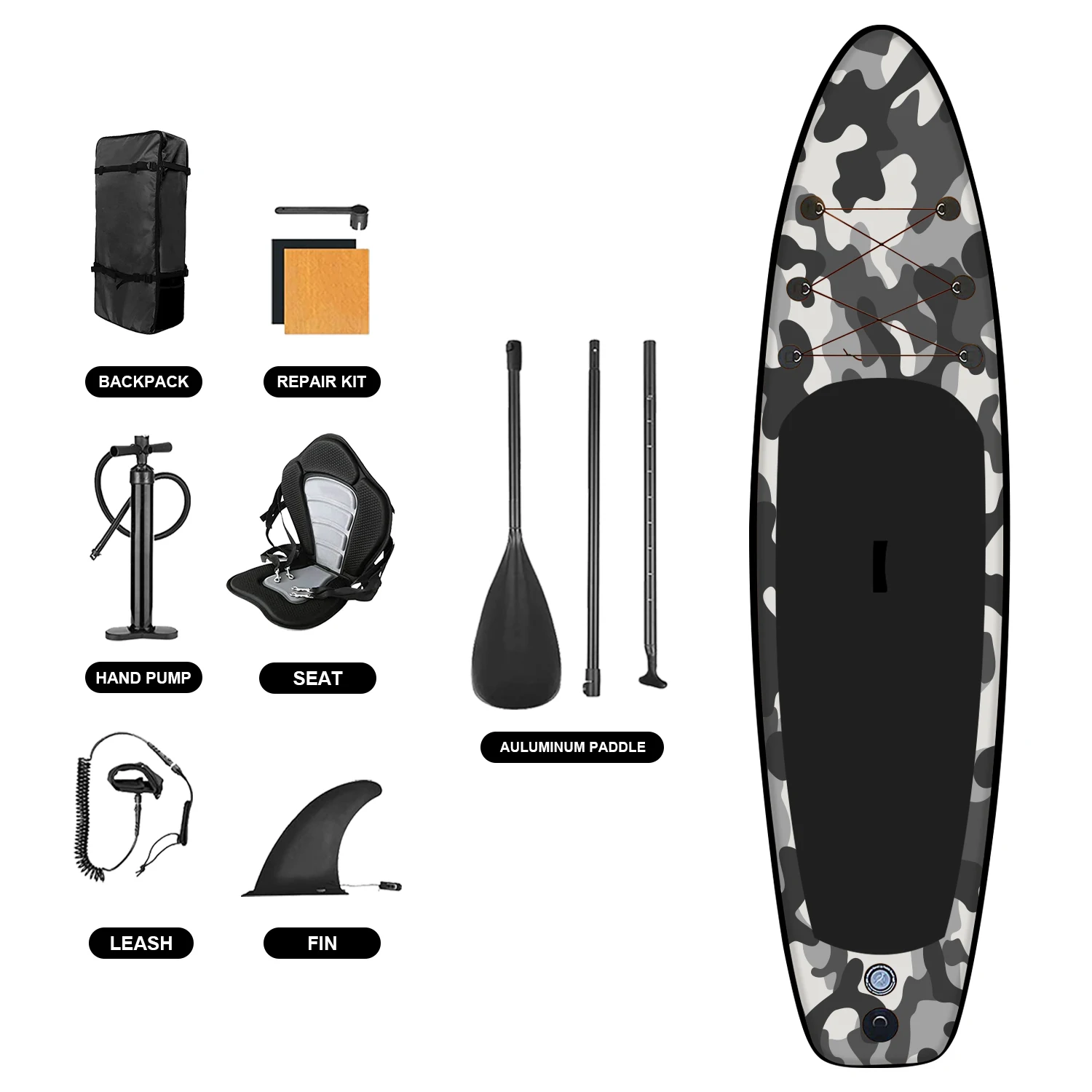 2022 latest design wood style paddle inflatable sup board adventure paddle board inflatable paddleboard paddle boards