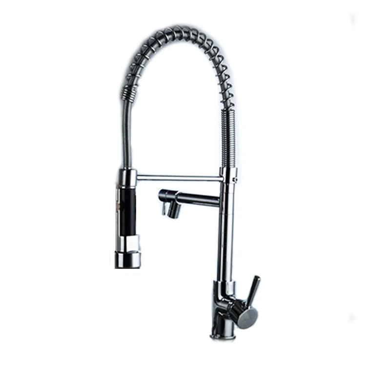 Hot Sales Modern Single Handle Deck Mounted Kitchen Faucet Pulldown Upc Ceramic Valve Polished Surface Single Hole Installation
