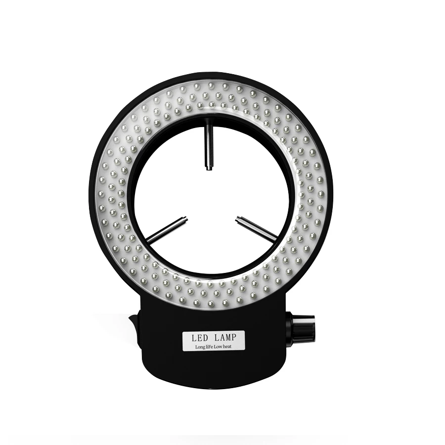 Microscope Accessory Adjustable 144 LED Ring Light Illuminator For Industry Stereo Microscope Fluorescent Ring Light