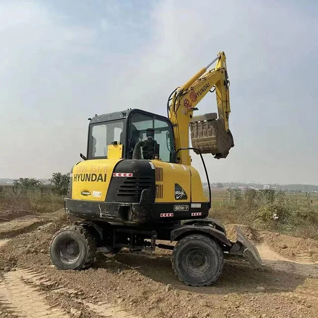 The Latest High-performance Used Hyundai 60W Excavator Made in Korea Sell Well All Over the World