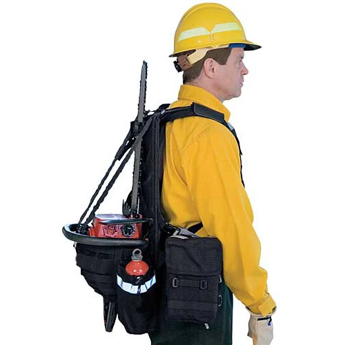 Chainsaw Backpack for Trail Clearing Trimming Enduro Dirt Bike Saw Holder Mount Waterproof Holder Heavy Duty Tools Storage Bag