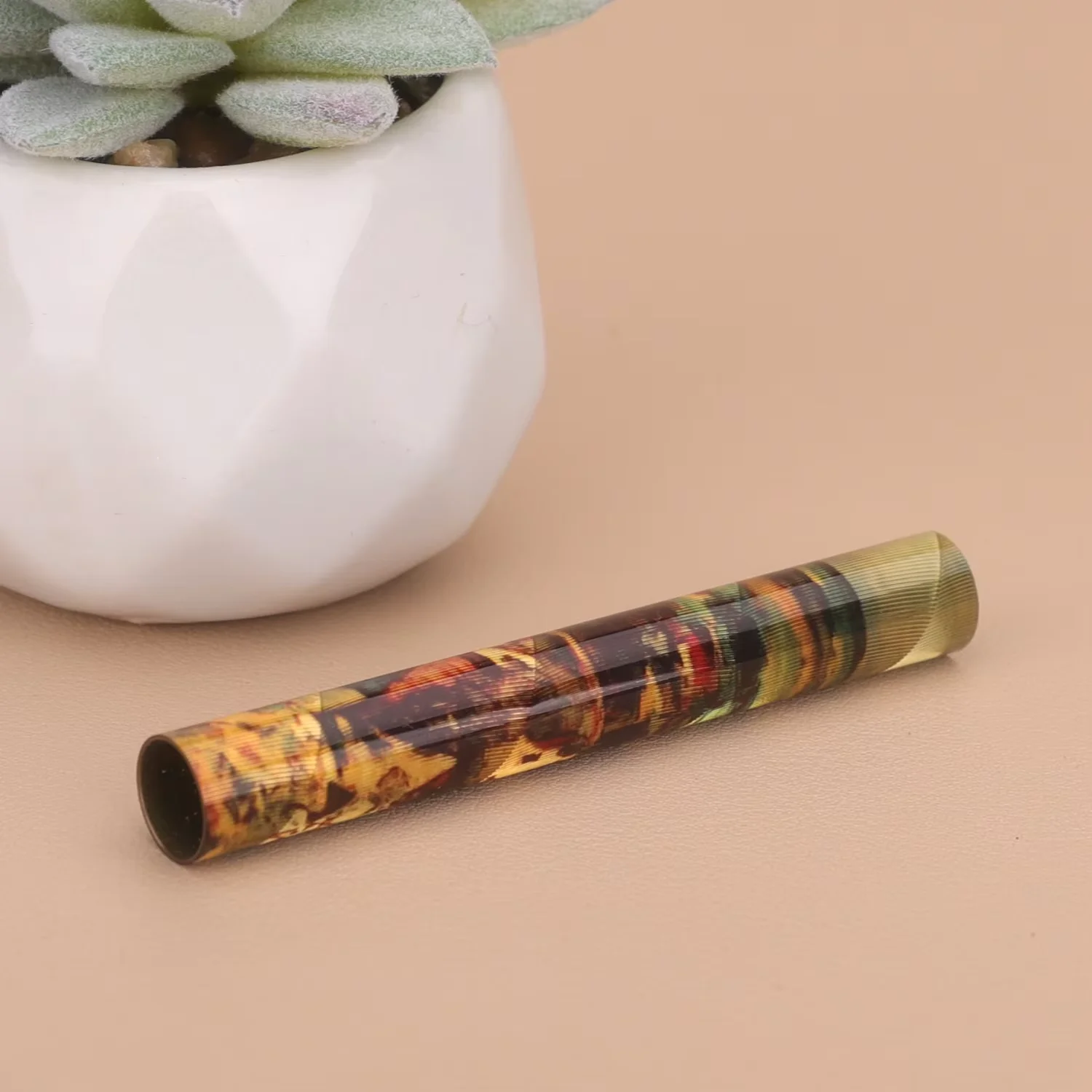 Top Sell Factory Direct Business Copper Pen Barrel Aurora Technology using for Various metal Pen