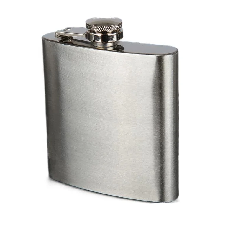 Фляжка набедренная из нержавеющей стали с логотипом под заказ для оптовой продажи