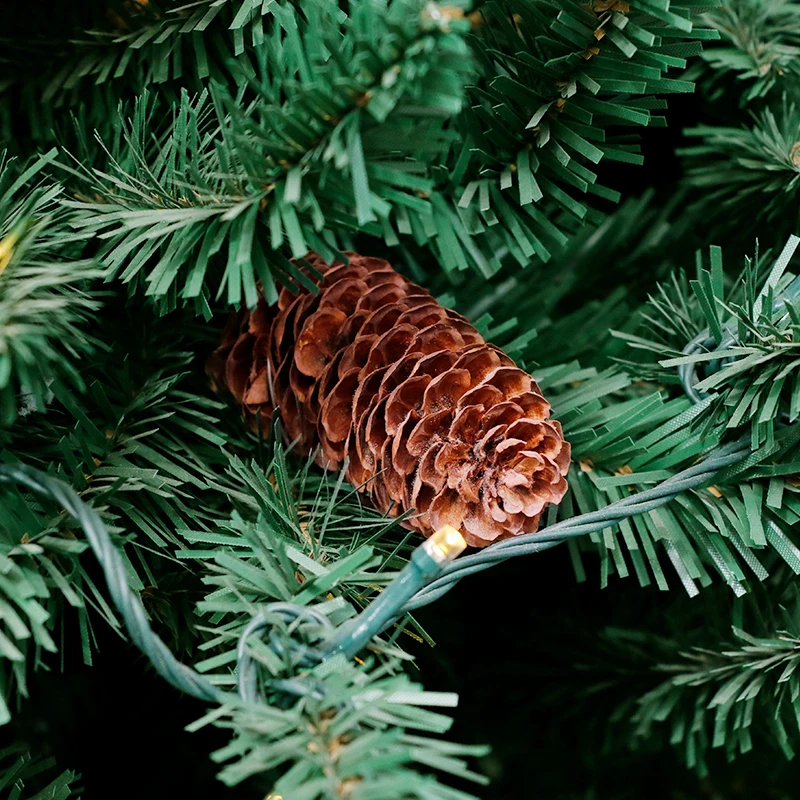 7 Feet Hinged Christmas Tree topper  christmas tree with led lights included christmas decoration supplies-old albero di natale