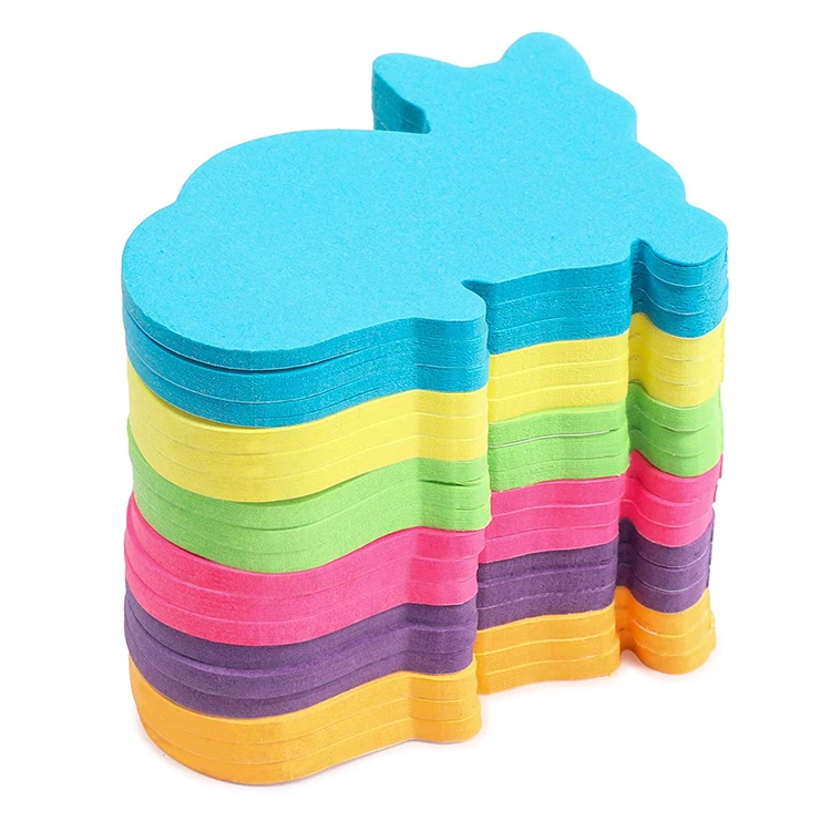 
6 Colors, 2.8 x 2.7 in,18 Pack Chat Shaped Sticky Notes Memo Notepad 