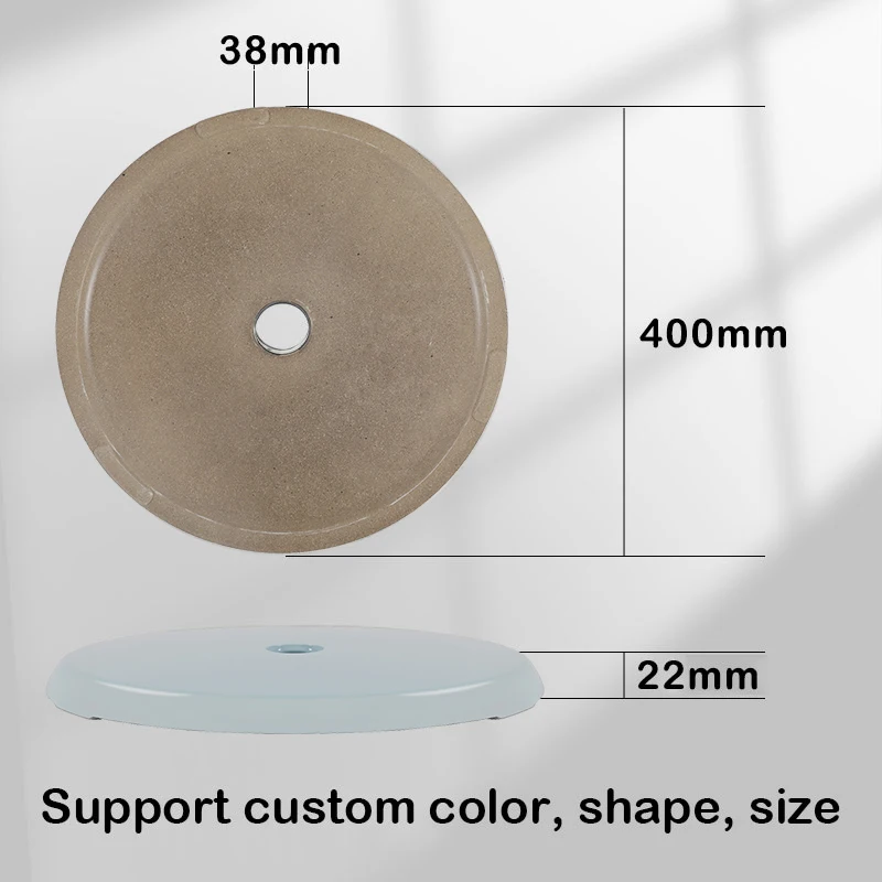 low price foreign trade export Eco-friendly wooden pedestal fan base machine industrial fan base counterweight