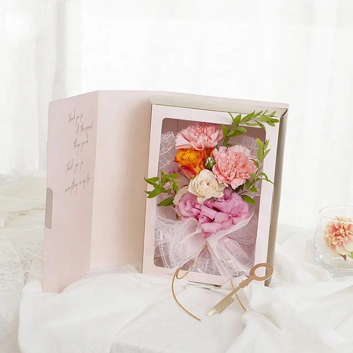 Chengruo Custom Emballage Caja Regalo Handmade Cardboard Hollow Decorative Book Shape Gift Box Flower Packaging For Gift Jewelry