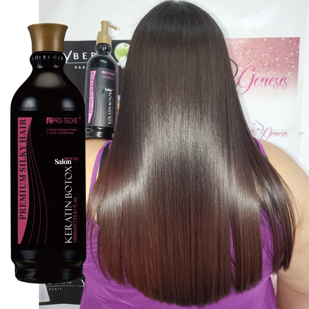 Фабрика OEM ODM роскошный без формальдегида сульфата бразильский кератин лечение волос для