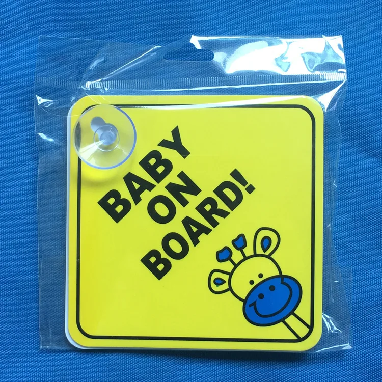 Manufacturer Baby On Board Vinyl Decal Car Window Warning Sign Safety Car Vinyl Sticker