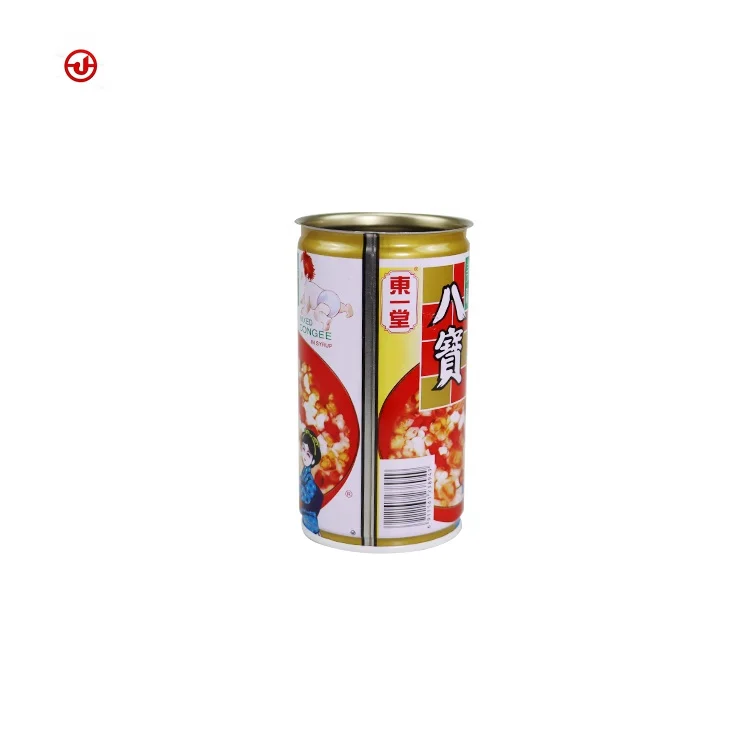 Wholesale High Quality 310ml 360ml Empty Food Grade Tin Can Metal Tin Can With Easy Open Lid For Food Packaging